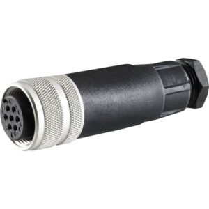Conectores para válvulas con enchufe redondo, de 6 polos + PE 7P Z31, Plastico
